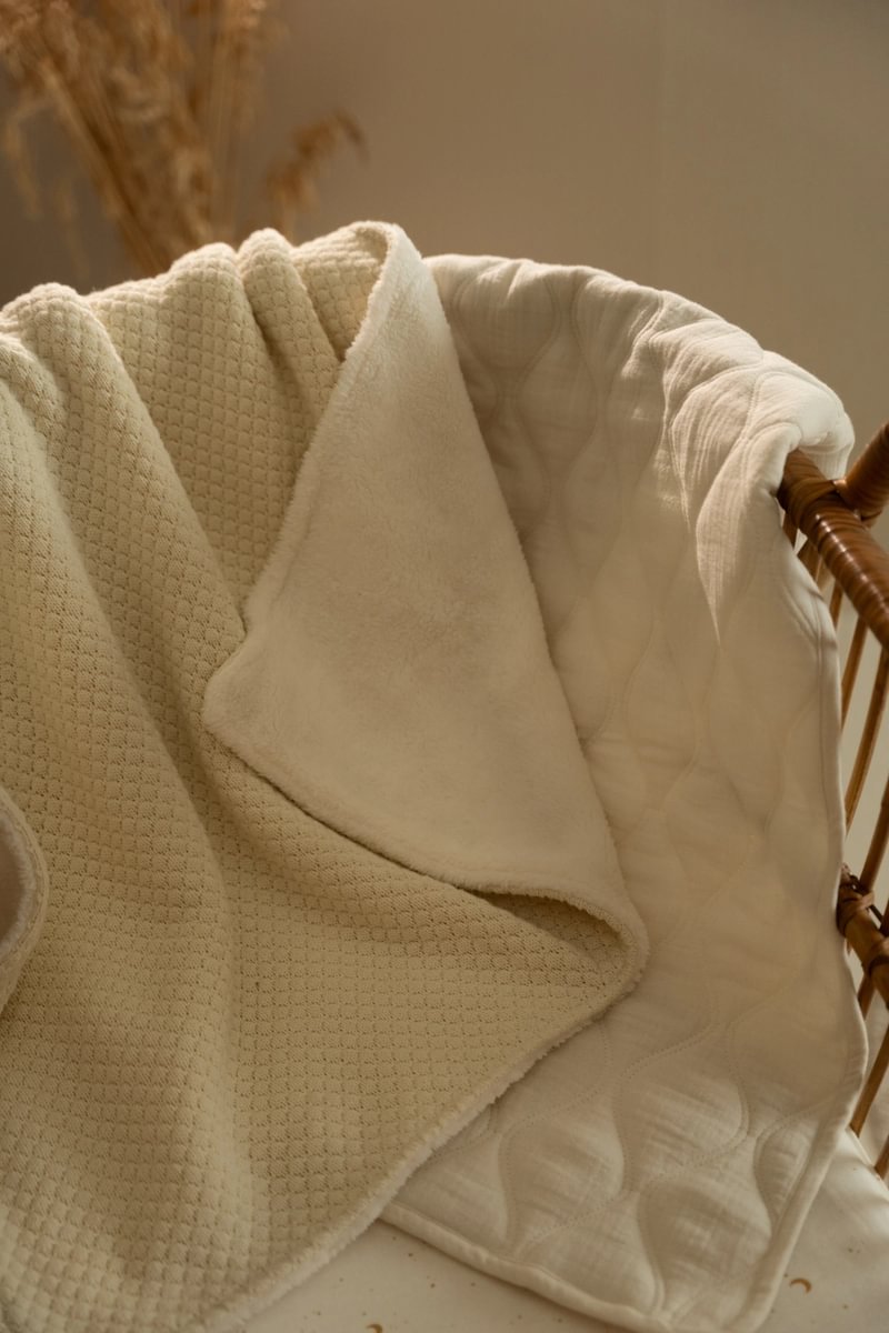 Little Dutch Suur tekk `Pure Soft White´ 110×140 cm - Image 3