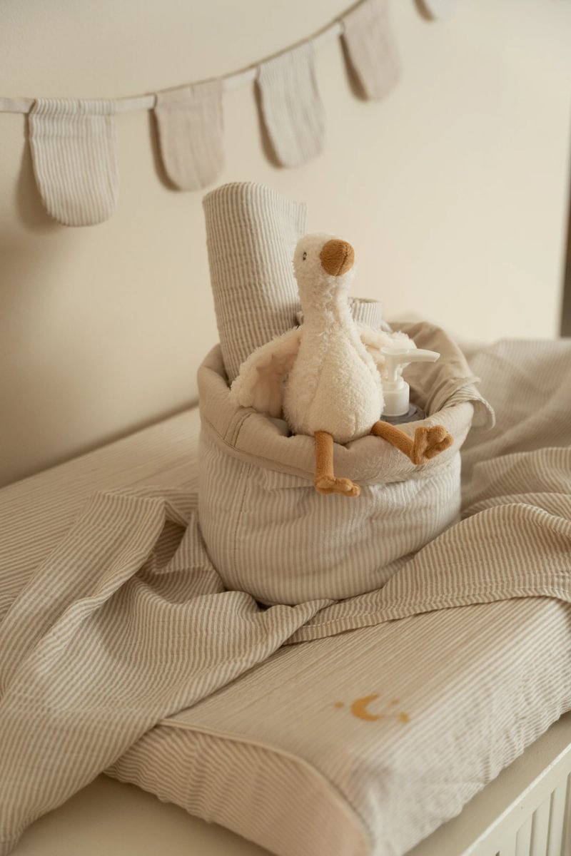 Little Dutch Musliintekike `Pure Soft Beige´ 120 x 120 cm - Image 5