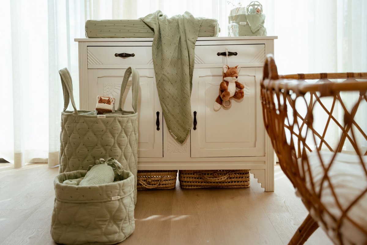 Little Dutch Musliintekike `Pure Sage´ 120 x 120 cm - Image 8