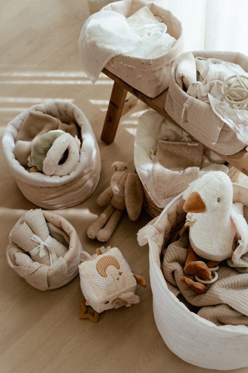 Little Dutch Tekikeste komplekt musliinist `Pure Soft Beige´ 70 x 70 cm - Image 3