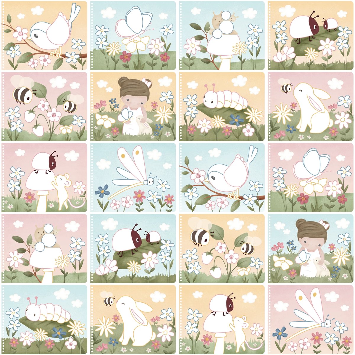 Little Dutch Võluvärviraamat ´Rosa & Friends´ - Image 2