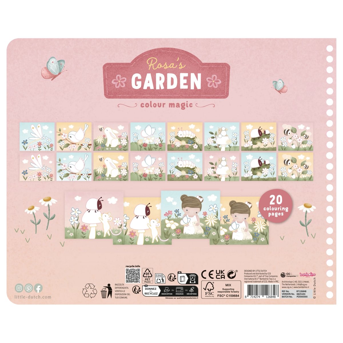 Little Dutch Võluvärviraamat ´Rosa & Friends´ - Image 14