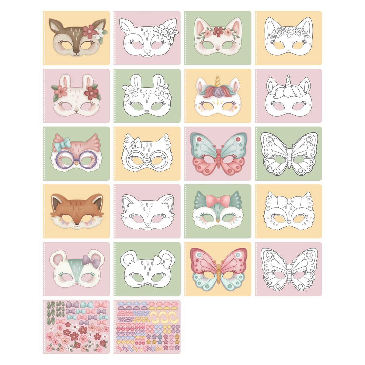 Little Dutch Meisterdamisraamat ´Rosa & Friends maskid´ - Image 2