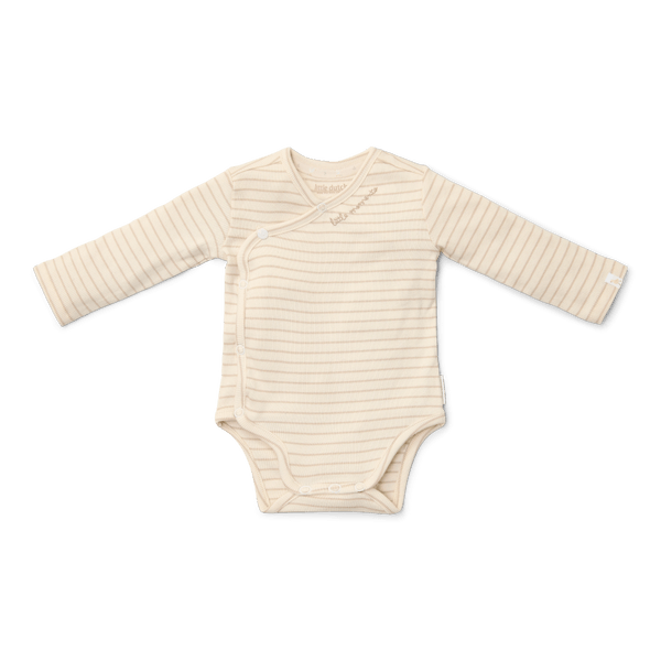 Little Dutch Hõlmikbodi pikkade varrukatega ´Soft Beige Stripe´ 68
