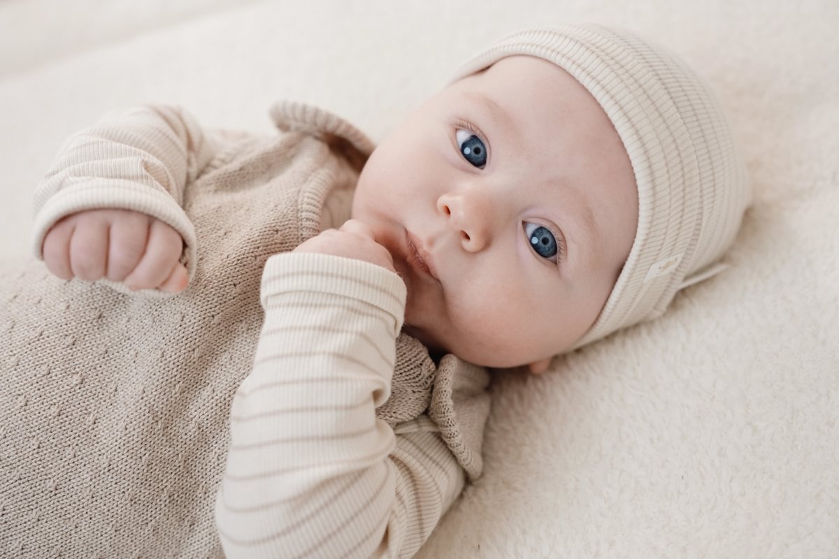 Little Dutch Beebimüts ´Beige Stripe´ 3-6 kuud - Image 7