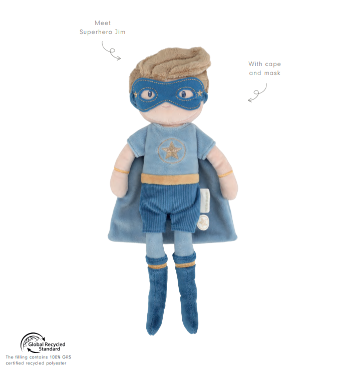 Little Dutch Kaisunukk Superkangelane Jim 35 cm GRS - Image 11