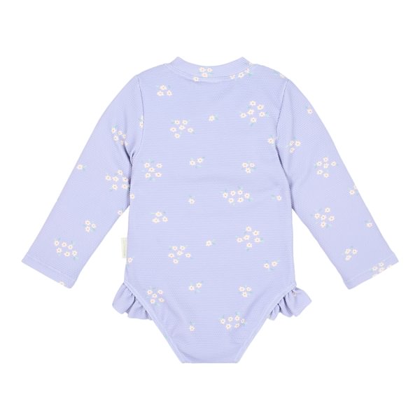 Little Dutch Ujumistrikoo pikkade varrukate ja volangidega ´Dreamy Lavender´ 86/92 - Image 2