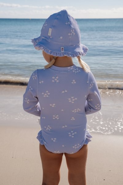 Little Dutch Ujumistrikoo pikkade varrukate ja volangidega ´Dreamy Lavender´ 86/92 - Image 4