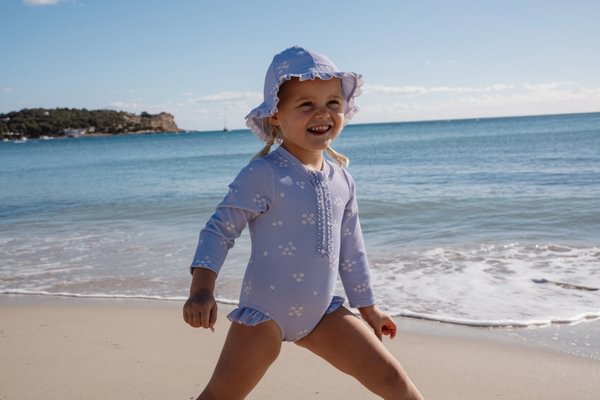 Little Dutch Ujumistrikoo pikkade varrukate ja volangidega ´Dreamy Lavender´ 86/92 - Image 5