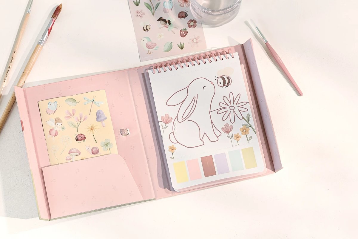 Little Dutch Maalimisraamat ´Rosa & Fairy Garden´ - Pilt 5