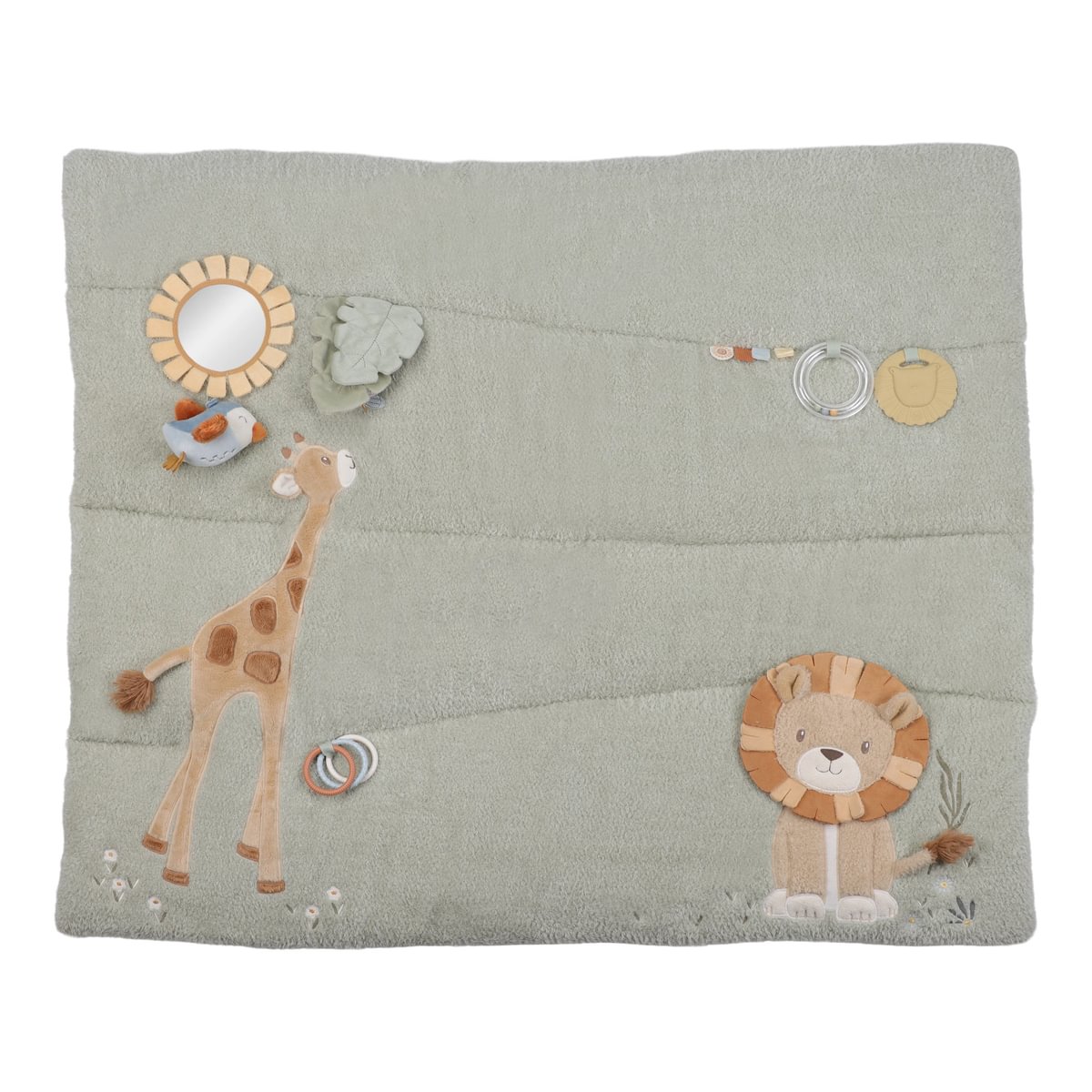 Little Dutch Tegelusmatt ´Safari Friends´ 80×100 cm GRS