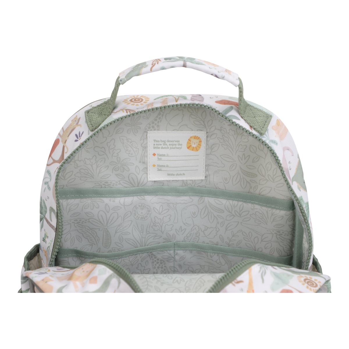 Little Dutch Laste suur seljakott 35 cm ´Safari Friends´ - Pilt 5