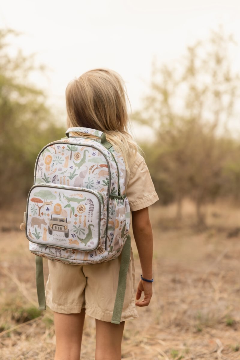 Little Dutch Laste suur seljakott 35 cm ´Safari Friends´ - Pilt 10