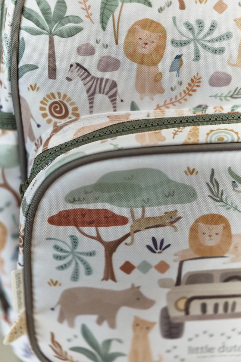 Little Dutch Laste suur seljakott 35 cm ´Safari Friends´ - Pilt 11