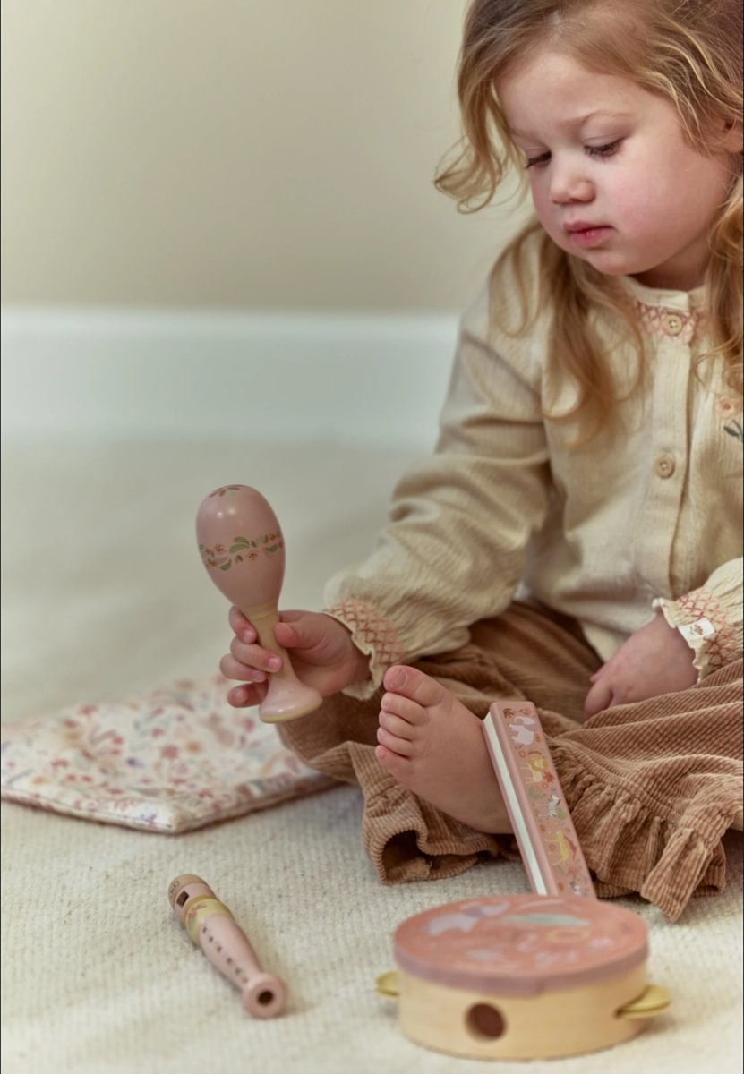 Little Dutch Muusikariistade komplekt ´Safari Friends Pink´ FSC puidust - Image 5