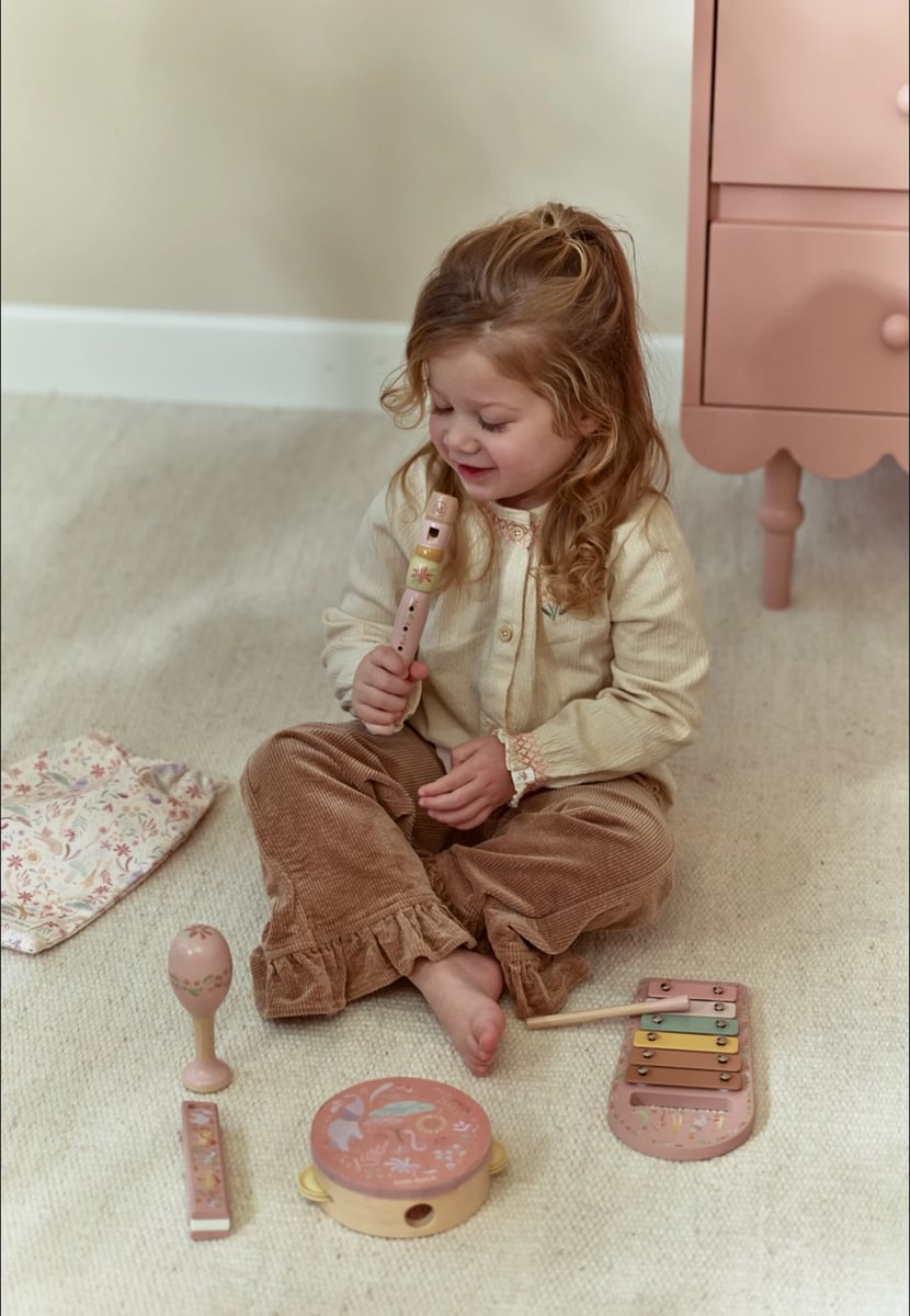 Little Dutch Muusikariistade komplekt ´Safari Friends Pink´ FSC puidust - Image 11