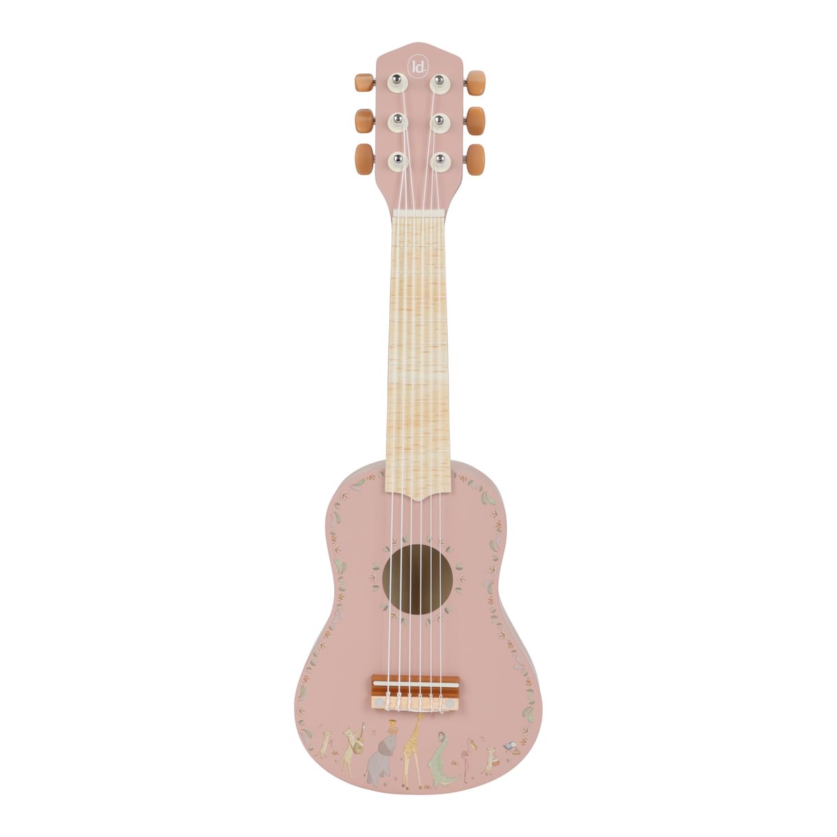 Little Dutch Kitarr ´Safari Friends Pink´ FSC puidust