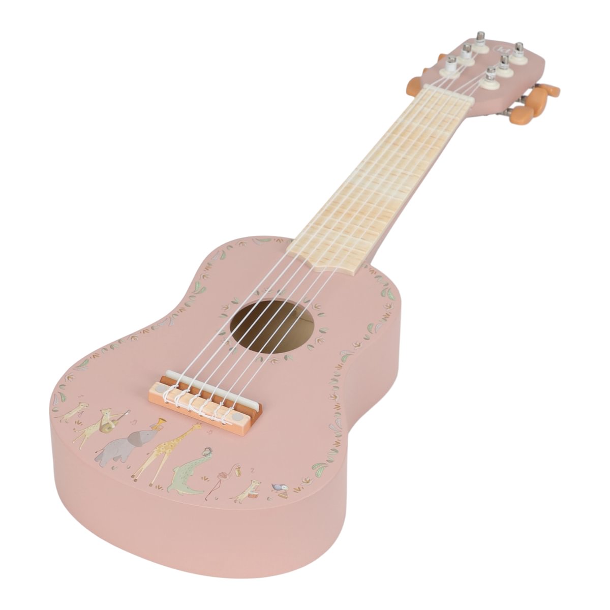 Little Dutch Kitarr ´Safari Friends Pink´ FSC puidust - Image 2