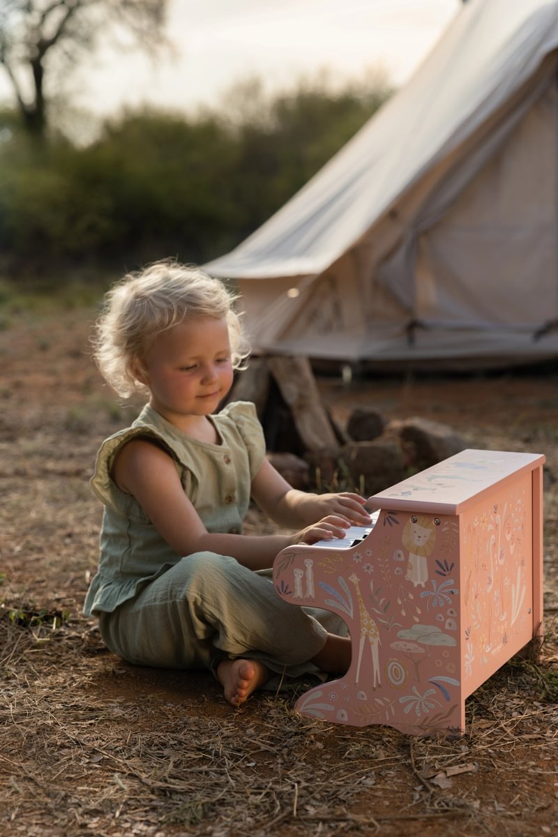 Little Dutch Klaver ´Safari Friends Pink´ FSC puidust - Image 9