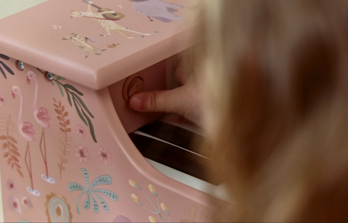 Little Dutch Klaver ´Safari Friends Pink´ FSC puidust - Image 14