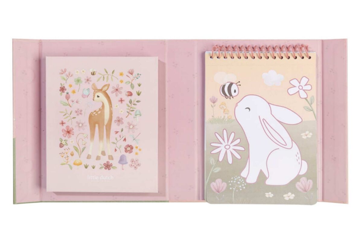 Little Dutch Värvimisraamatu komplekt ´Rosa & Fairy Garden´ - Pilt 4