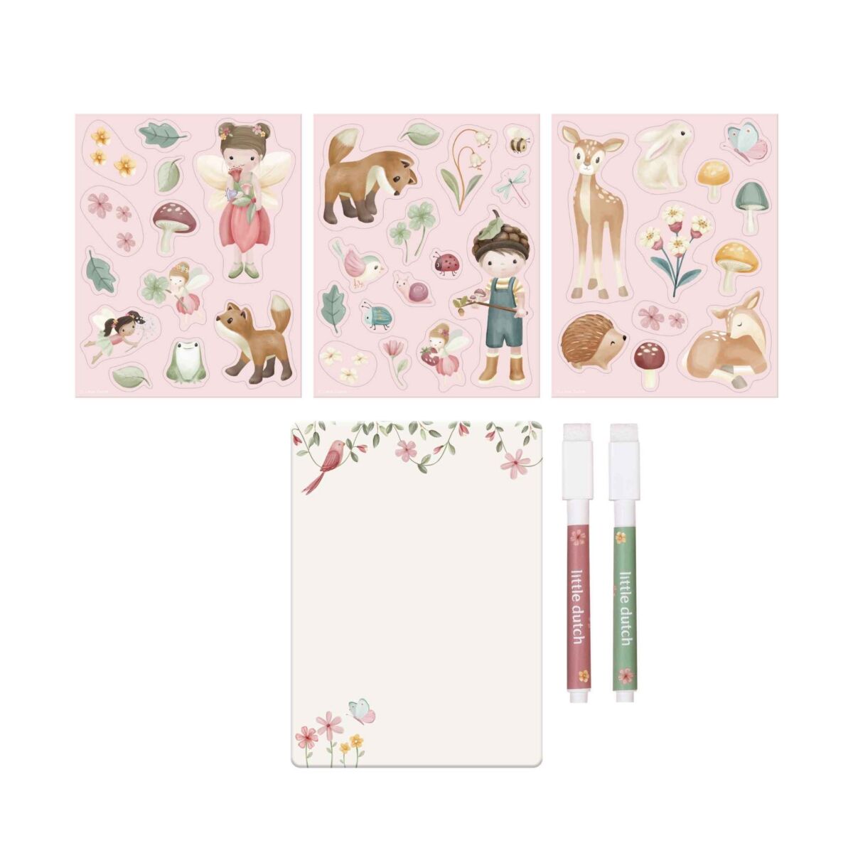 Little Dutch Magnetitega värvimisraamat ´Rosa & Fairy Garden´ - Pilt 3