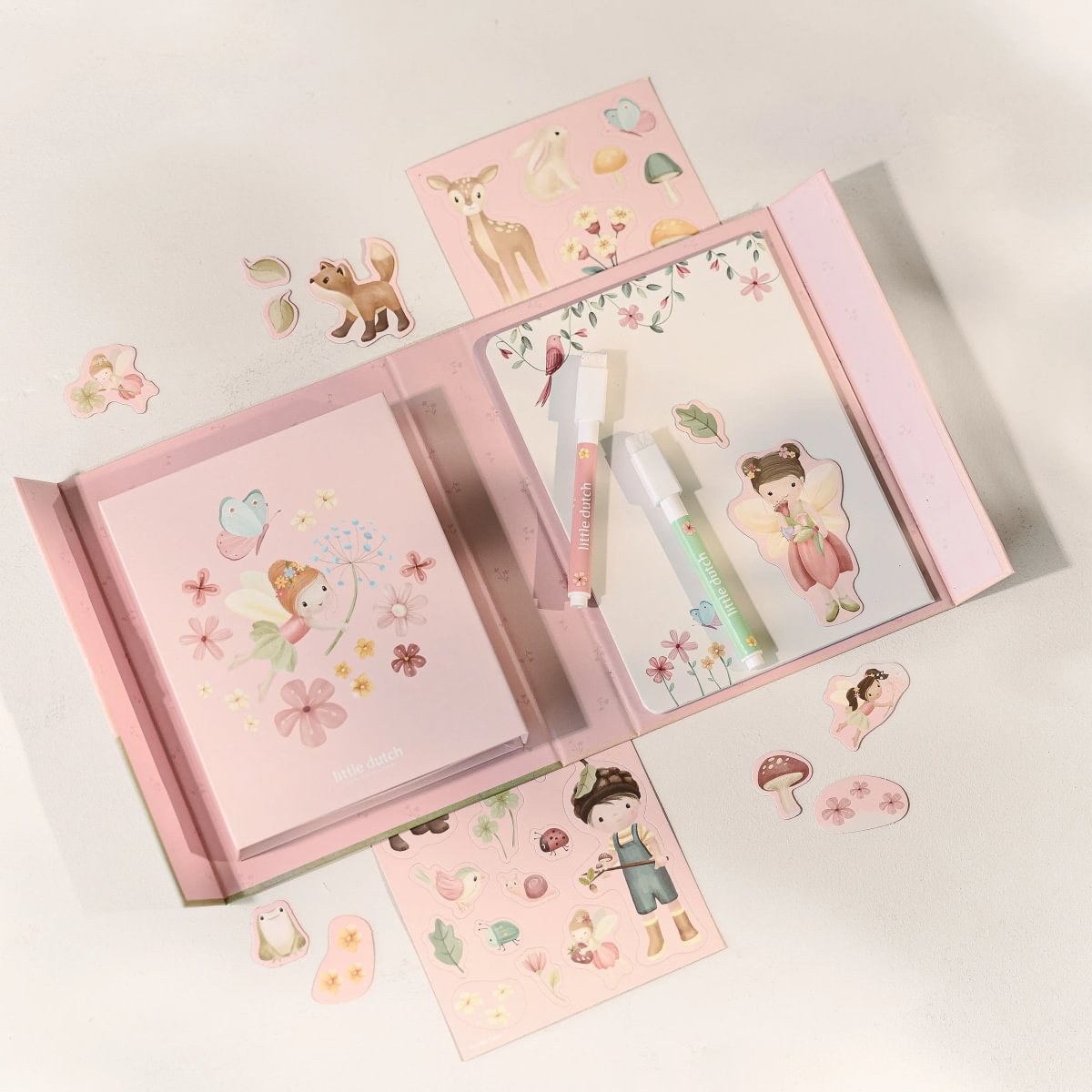 Little Dutch Magnetitega värvimisraamat ´Rosa & Fairy Garden´ - Pilt 6