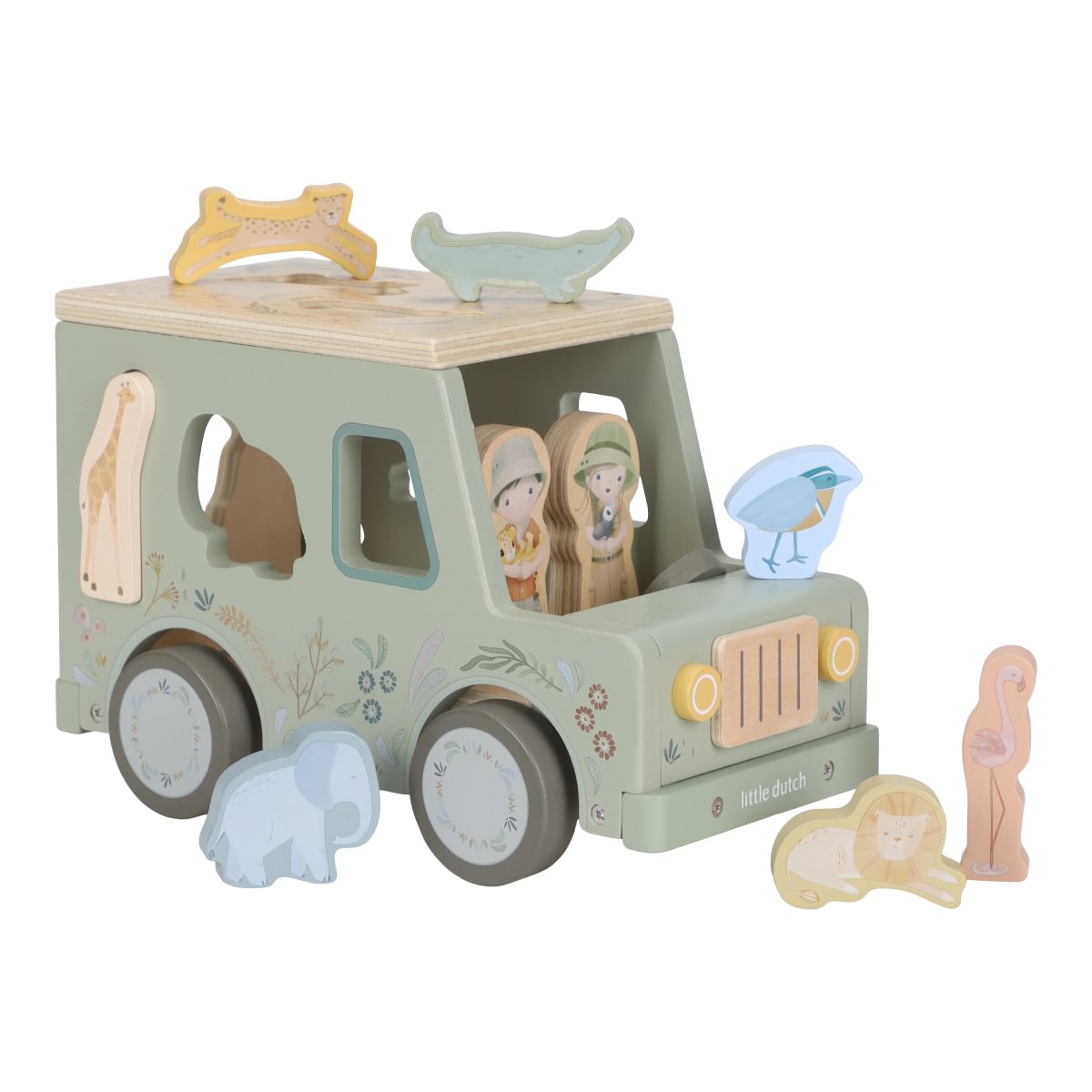 Little Dutch Kujundite sorteerija ´Safari Friends´ FSC