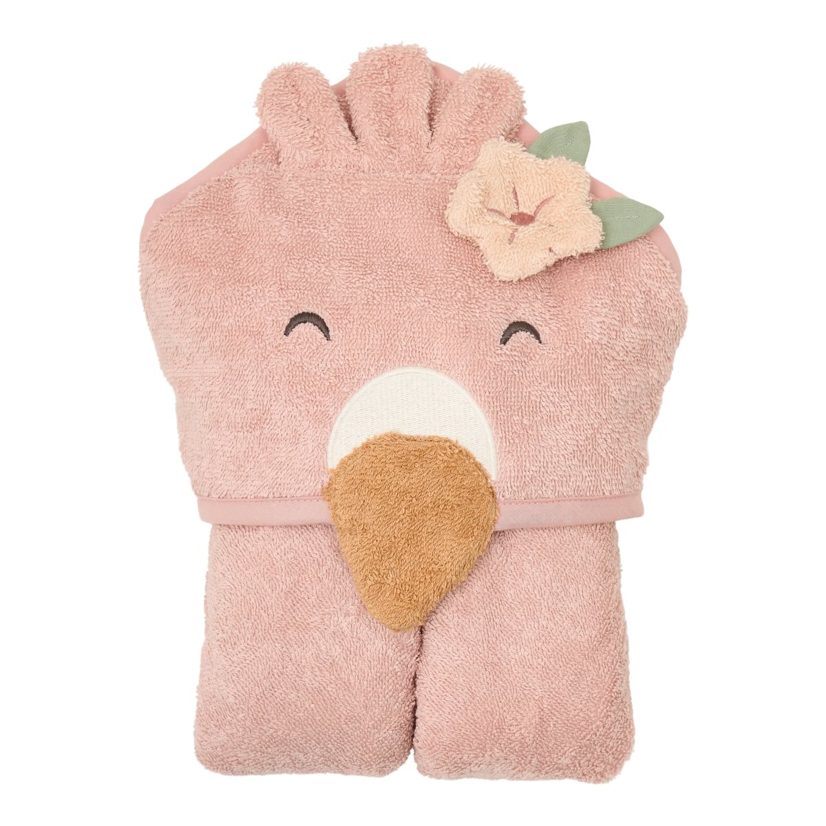 Little Dutch Hommikumantel flamingo kapuutsiga ´Blooming Safari´ 74/80 - Pilt 2