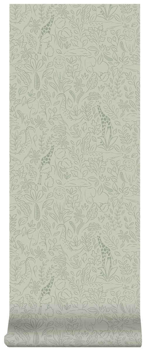 Little Dutch Tapeet ´Safari Dreams Sage´ - Pilt 4