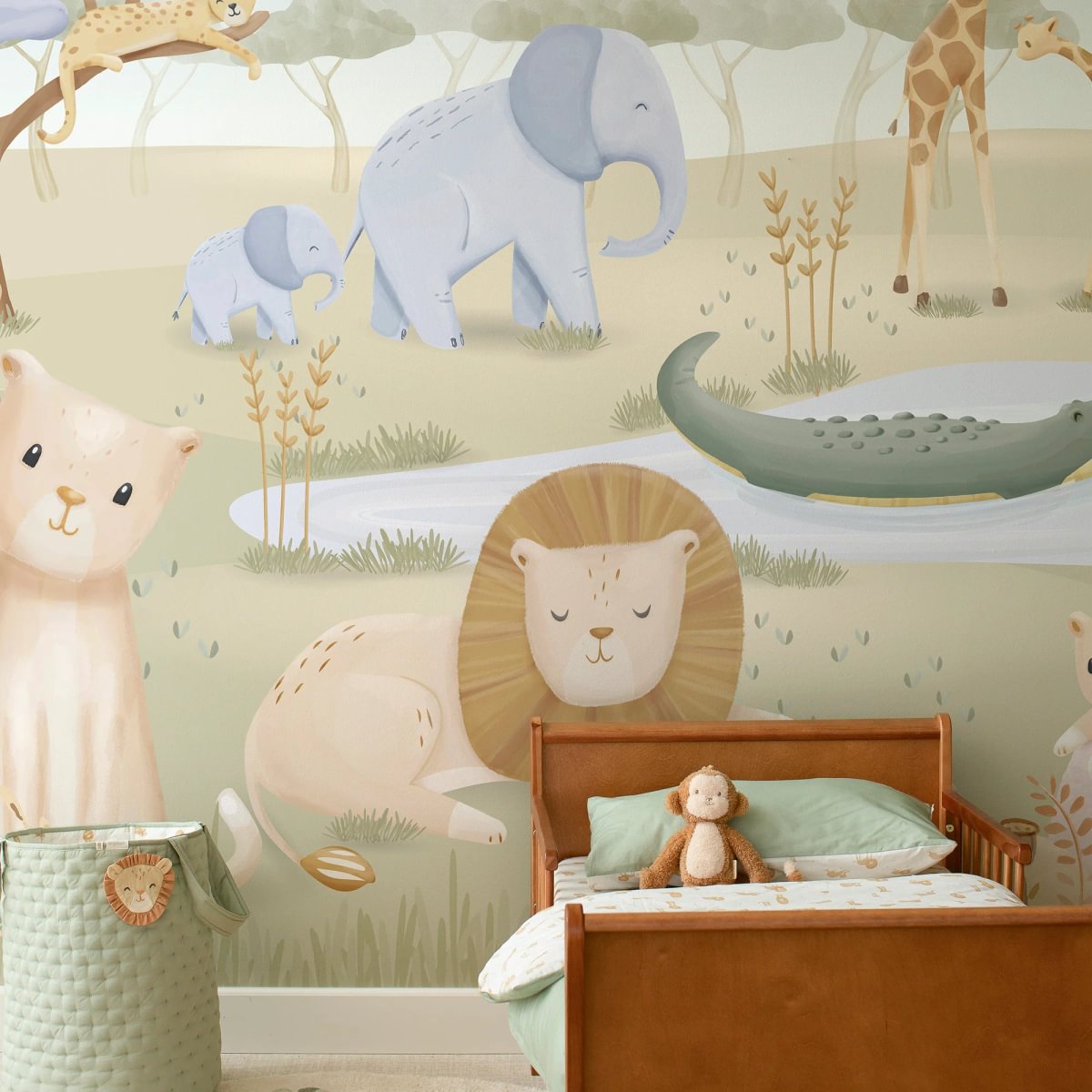 Little Dutch Fototapeet ´Safari Friends´ 300x280 cm - Pilt 2