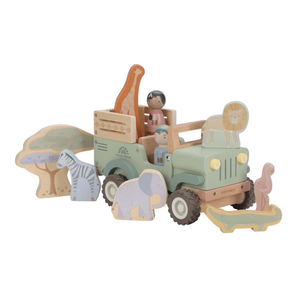 Little Dutch Safari auto koos loomadega ´Safari Friends´ FSC