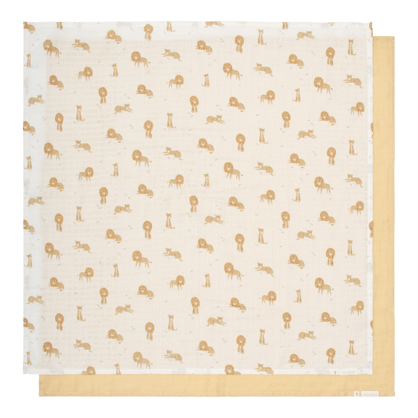 Little Dutch Tekikeste komplekt musliinist 2tk `Safari Leo´ 70 x 70 cm - Pilt 2