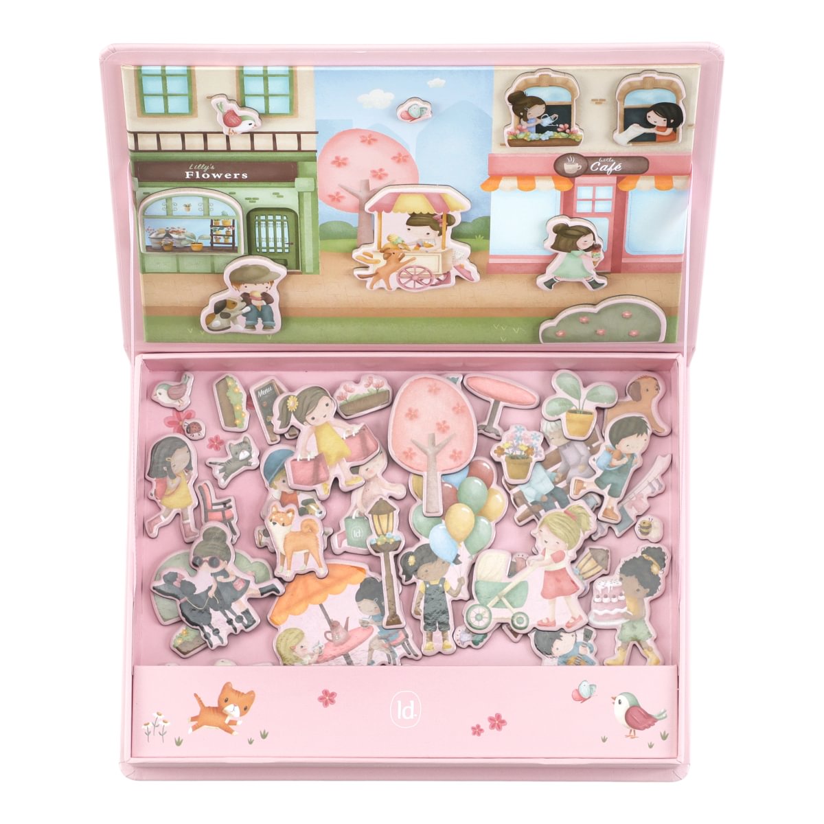 Little Dutch Magnetpusle ´Rosa ostutänav´ FSC
