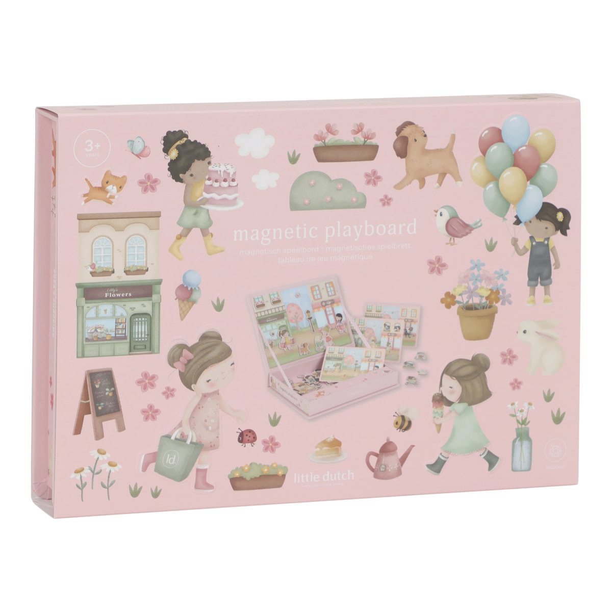Little Dutch Magnetpusle ´Rosa ostutänav´ FSC - Pilt 3